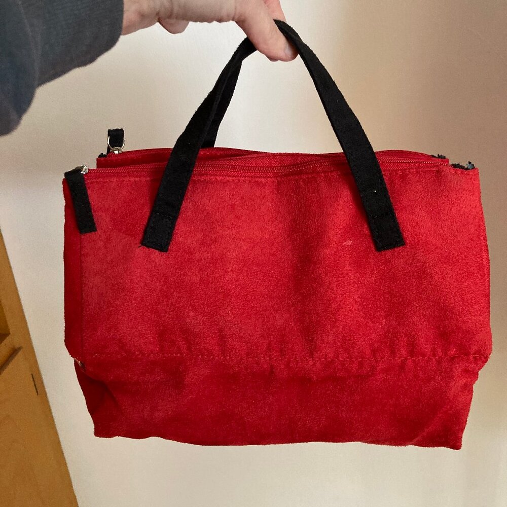 Avon Cosmetics Bag Red Velvet